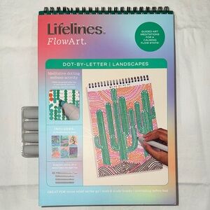 Dot-by-Letter Landscapes Kit - Multicolor